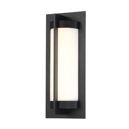 Dweled Oberon 14in LED Indoor and Outdoor Wall Light 3000K in Black WS-W457